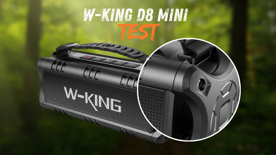 W-King D8 Mini Bluetoothlautsprecher nach fast 2 Jahren Nutzung im Test