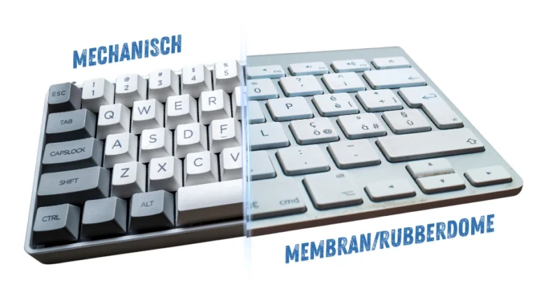Mechanische Tastaturen vs. normale Membrantastaturen – Was sind die Unterschiede?